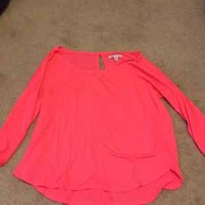 Bright pink shirt